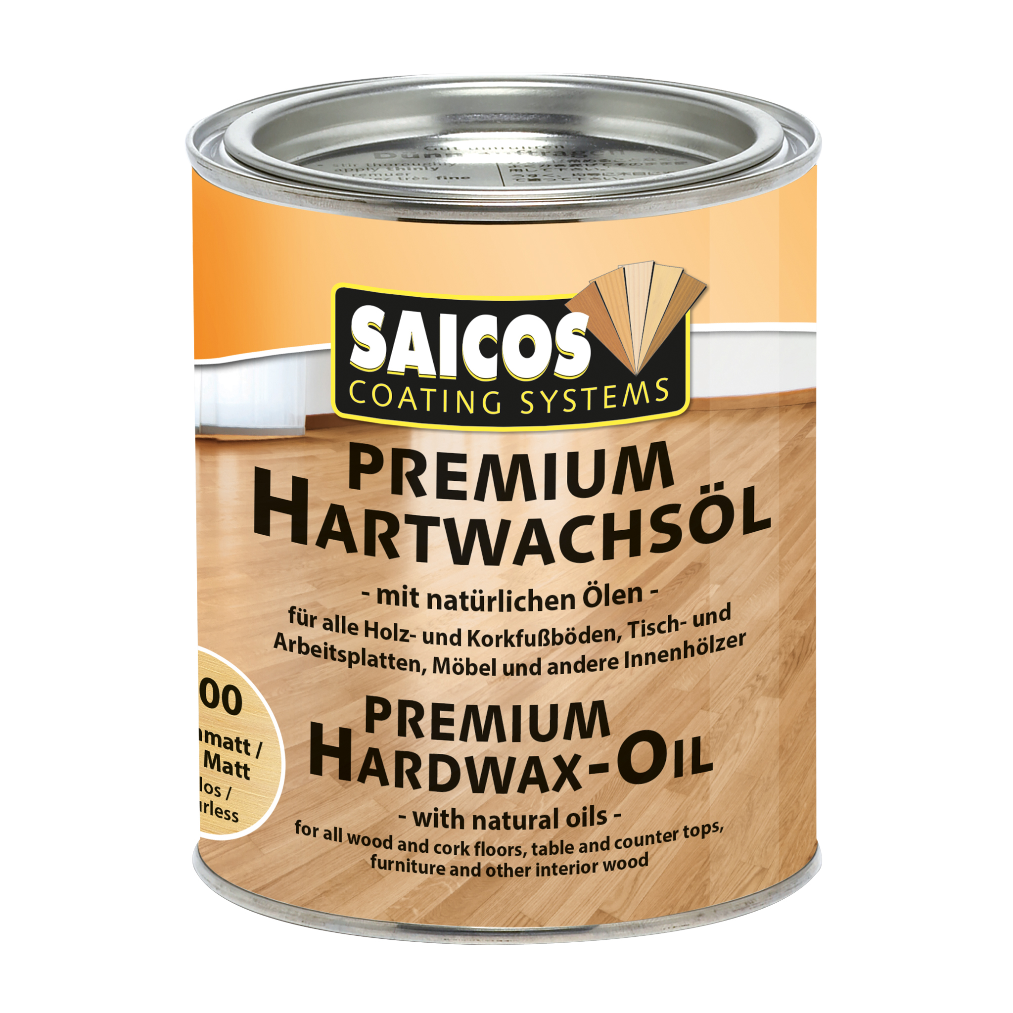 Saicos Premium Hartwachsöl Seidenmatt