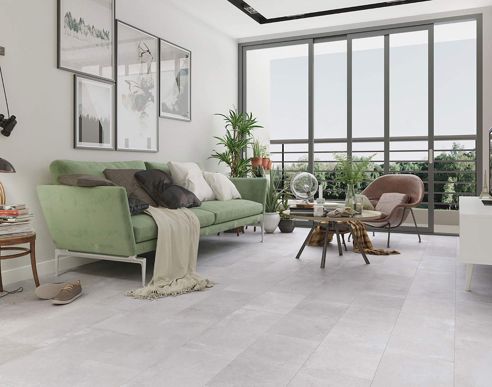 eterna Loc 8 Aqua laminate tile beige