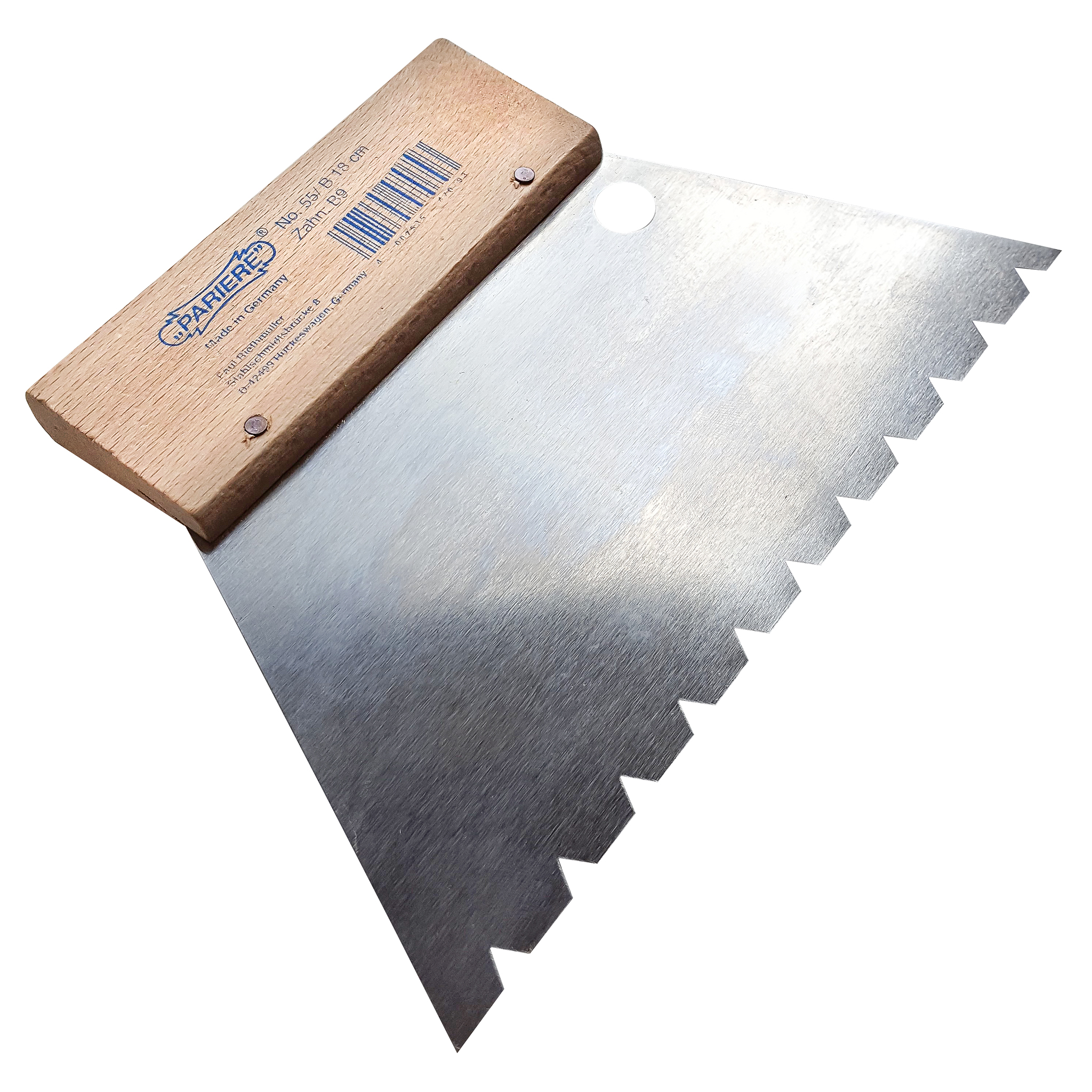 toothed spatula 18cm toothing B9 toothed spatula 18cm toothing B9